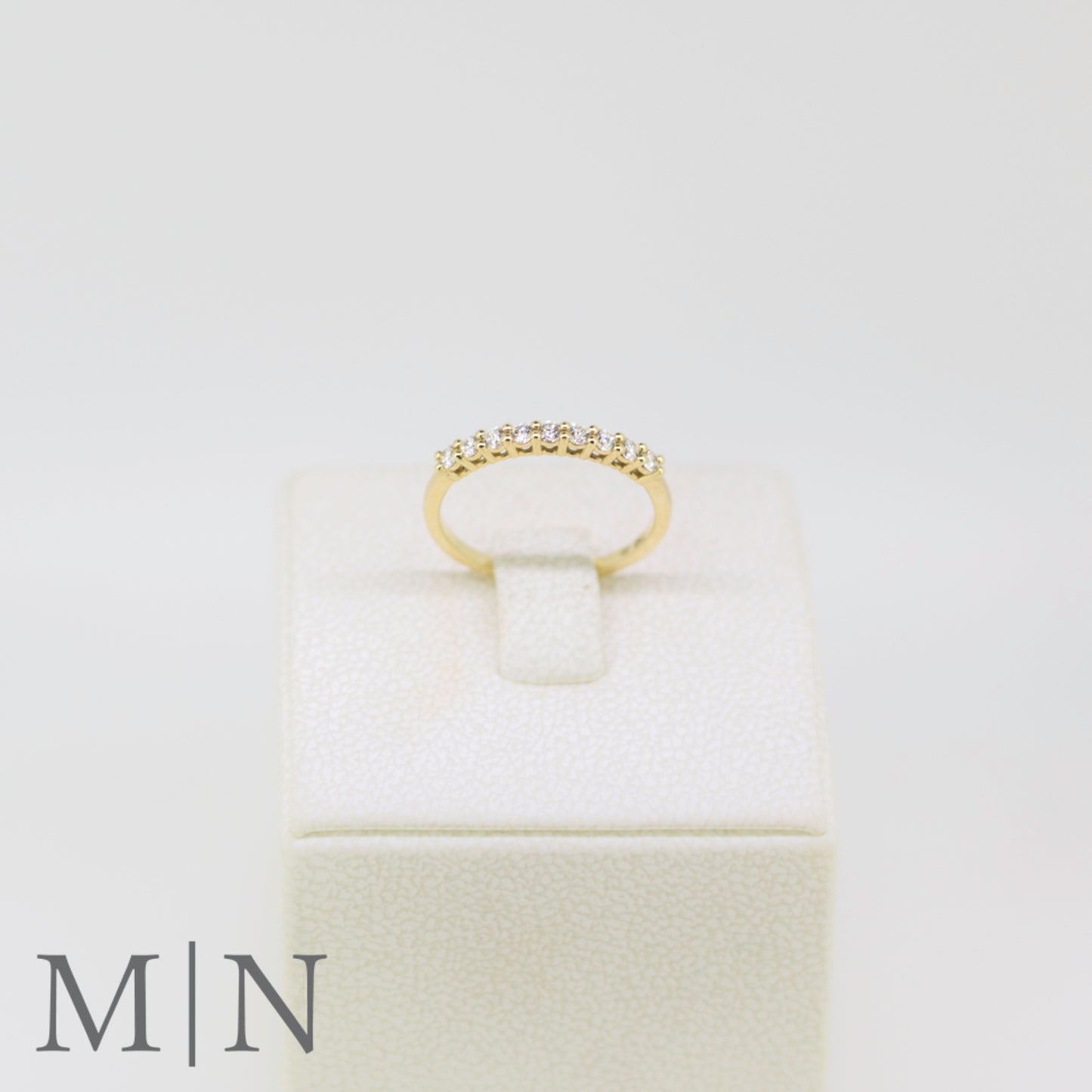 Yellow Gold Diamond Half-Eternity Ring