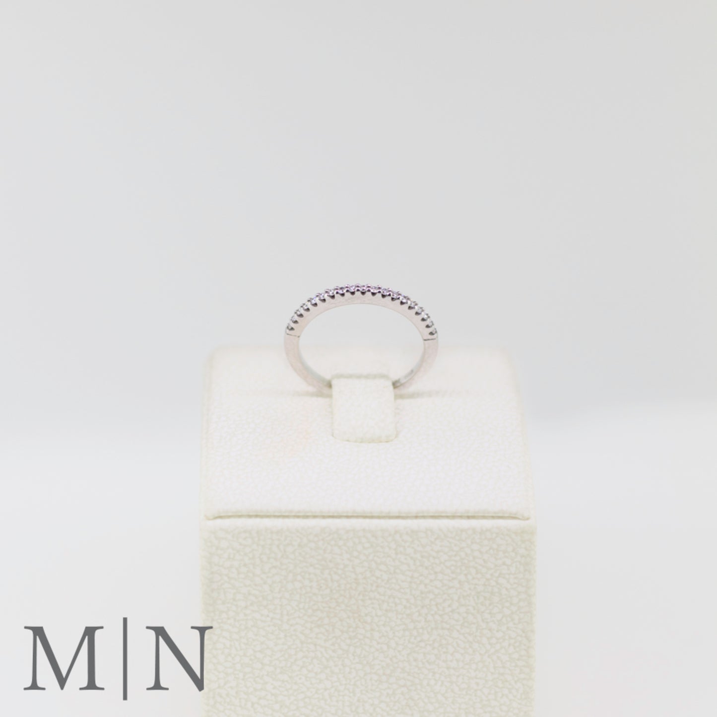 White Gold Diamond Half-Eternity Ring