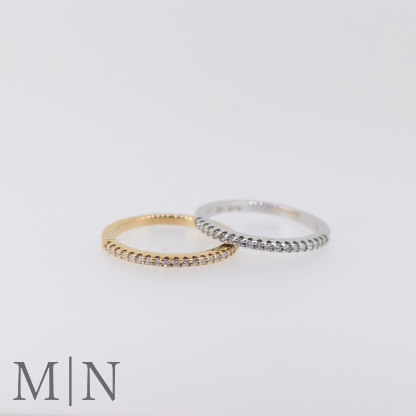 Rose Gold Diamond Half-Eternity Ring