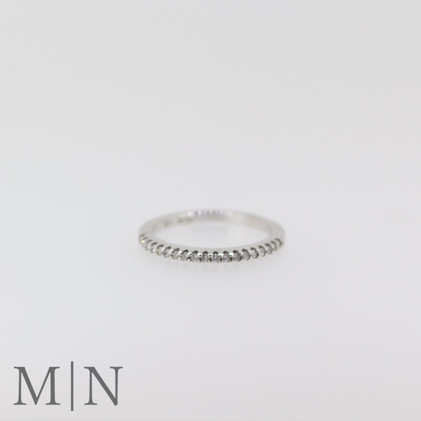 White Gold Diamond Half-Eternity Ring