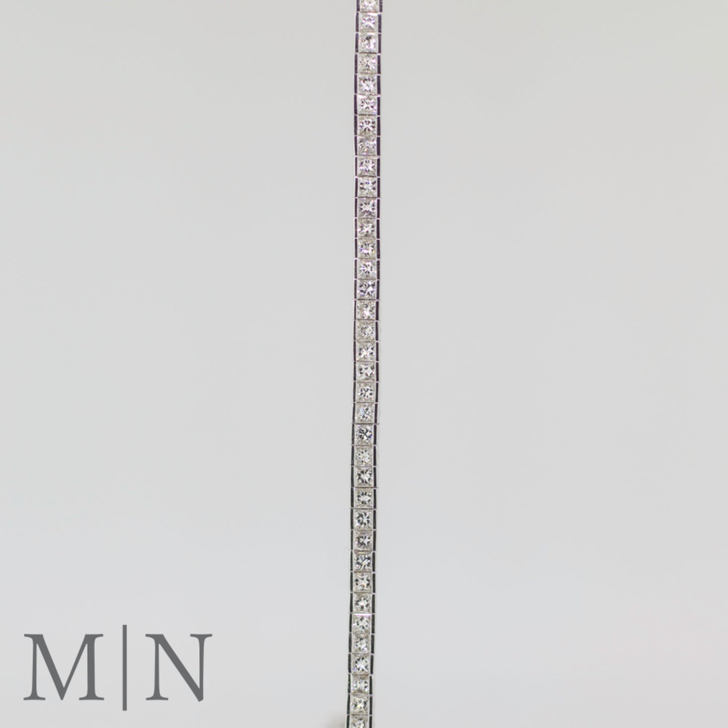White Gold Princess Diamond Tennis Bracelet