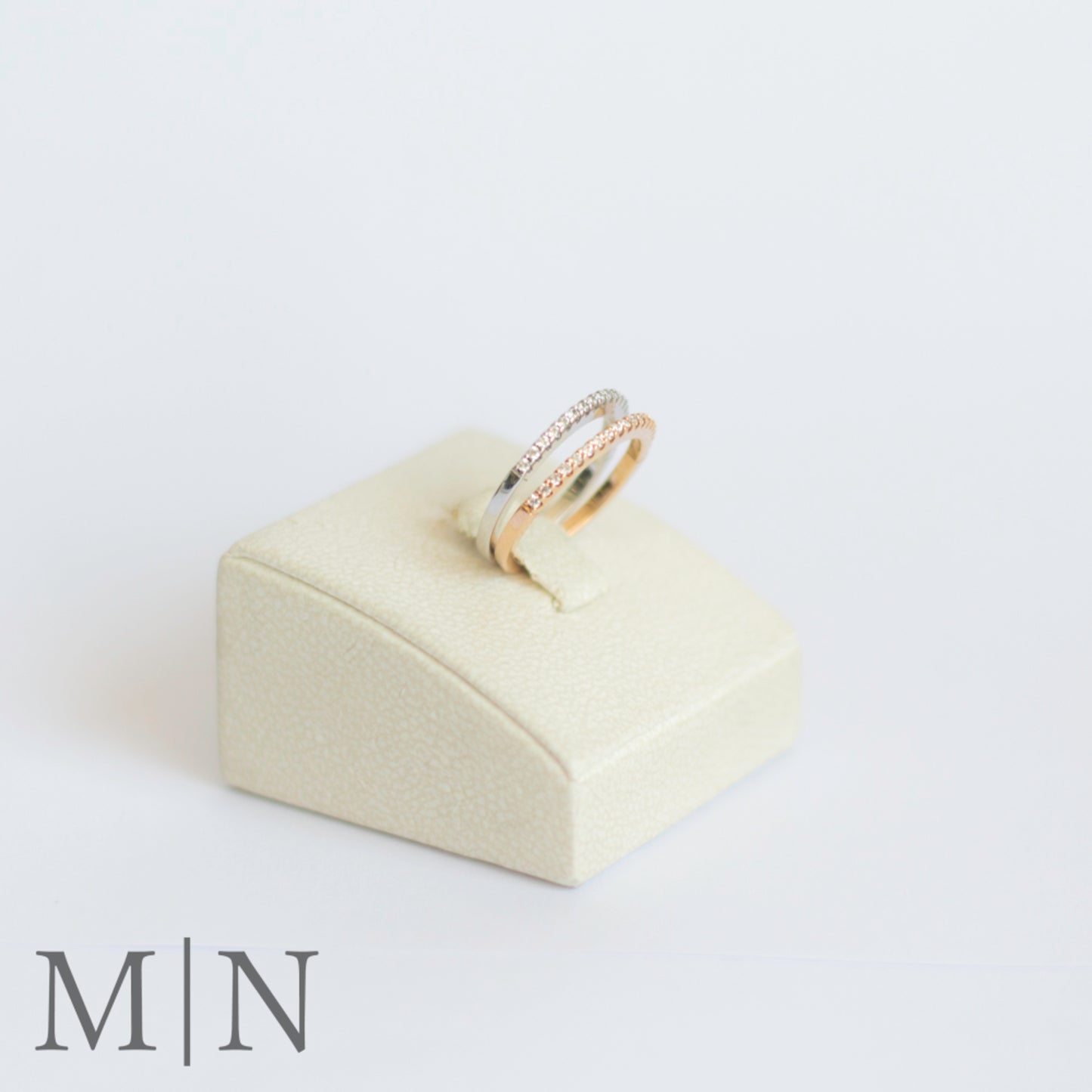 White Gold Diamond Half-Eternity Ring