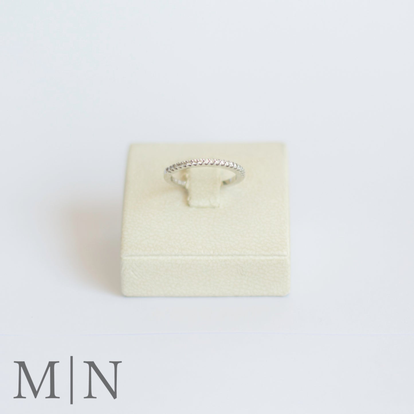 White Gold Diamond Half-Eternity Ring