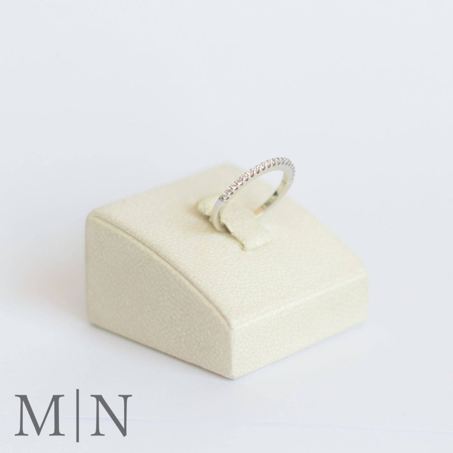 White Gold Diamond Half-Eternity Ring