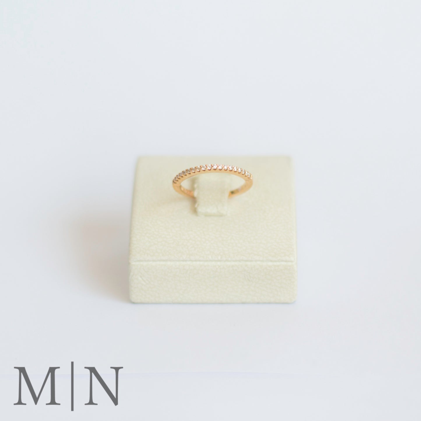 Rose Gold Diamond Half-Eternity Ring