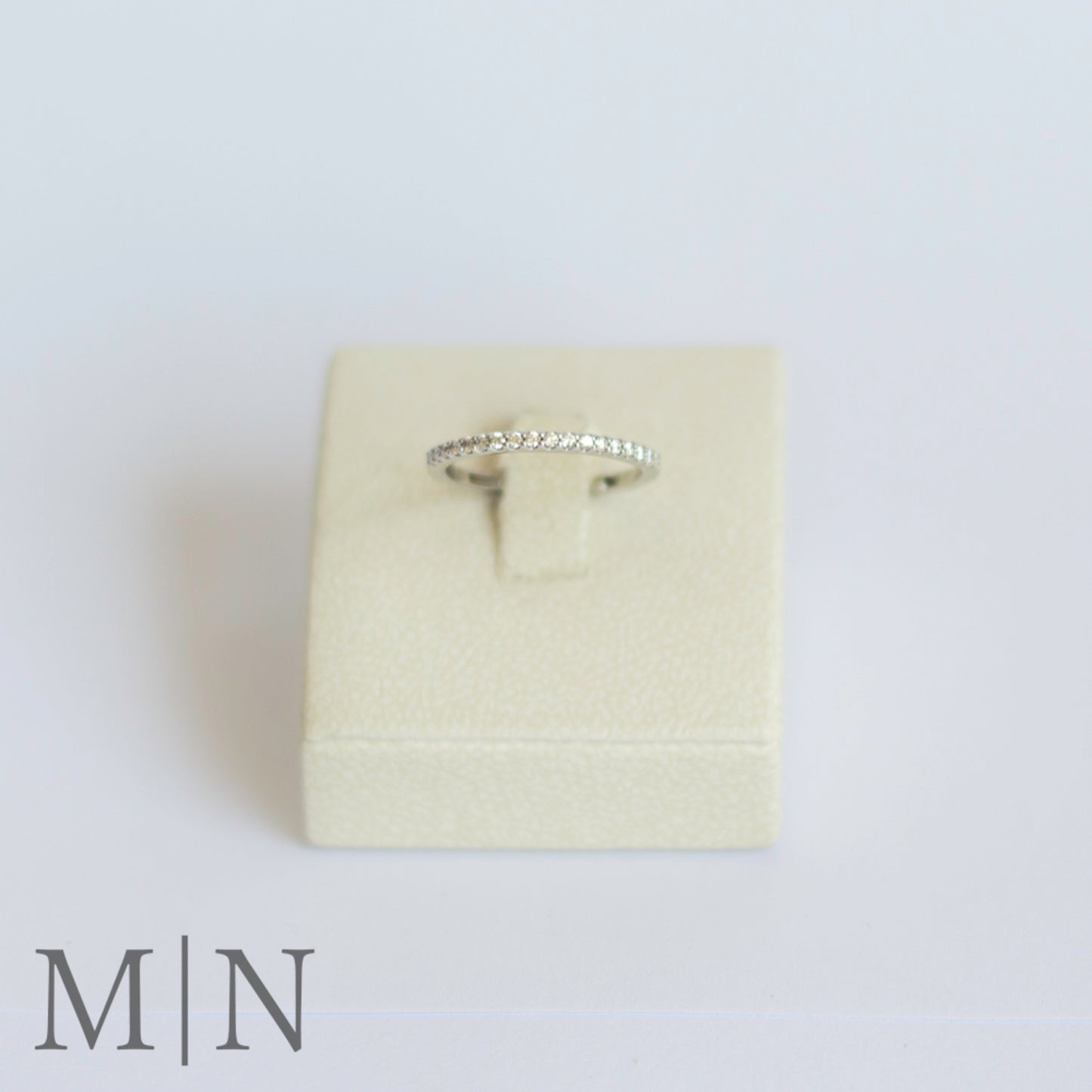 White Gold Diamond Half-Eternity Ring
