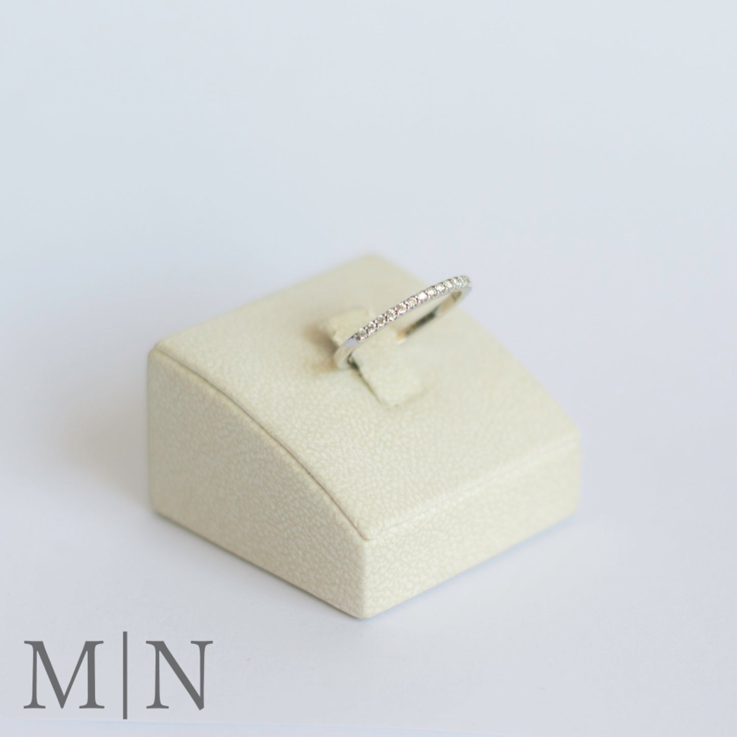 White Gold Diamond Half-Eternity Ring