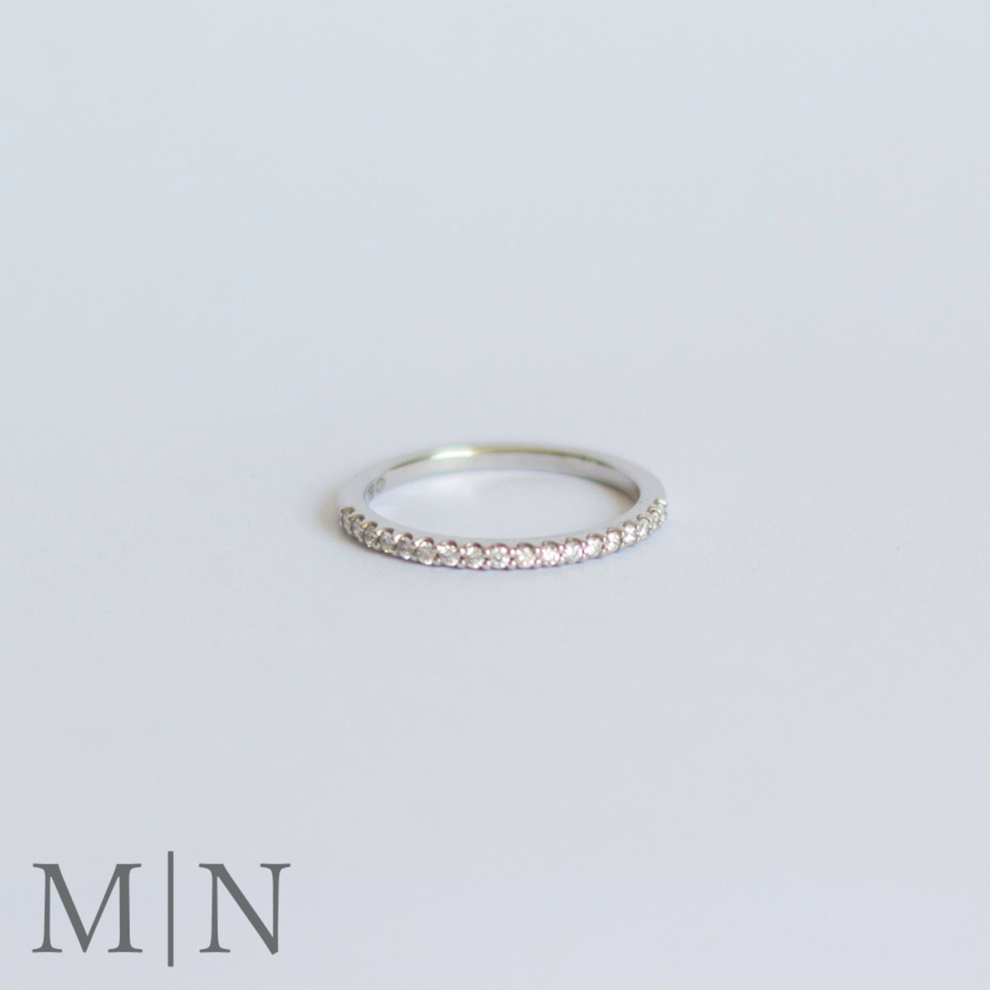White Gold Diamond Half-Eternity Ring