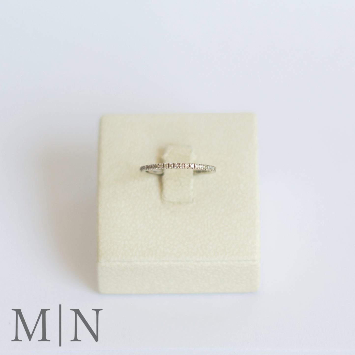 White Gold Diamond Half-Eternity Ring
