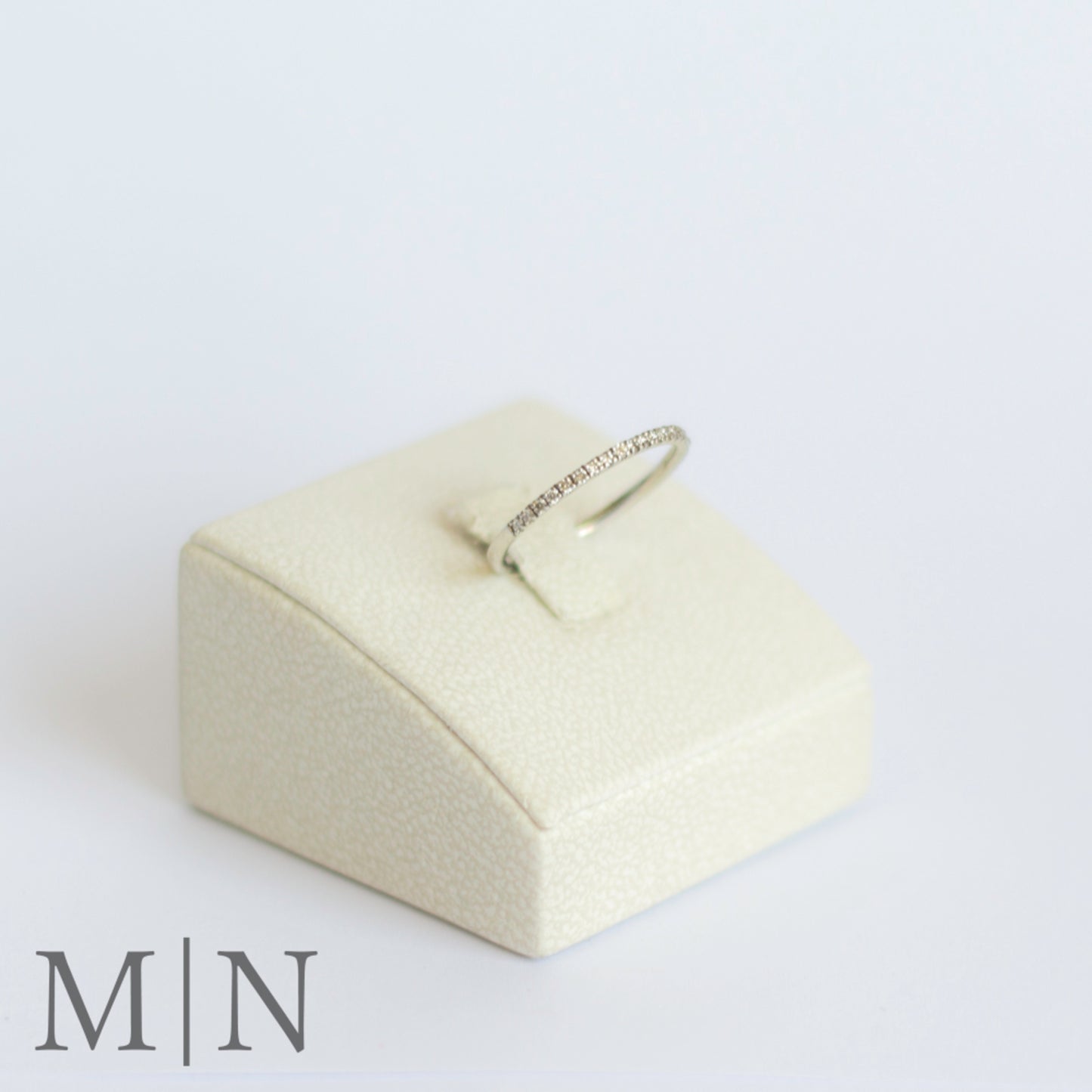White Gold Diamond Half-Eternity Ring