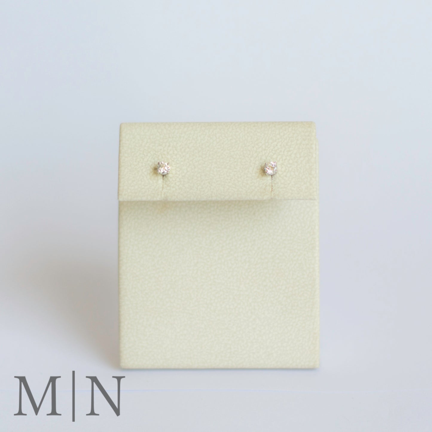 White Gold Diamond Stud Earrings