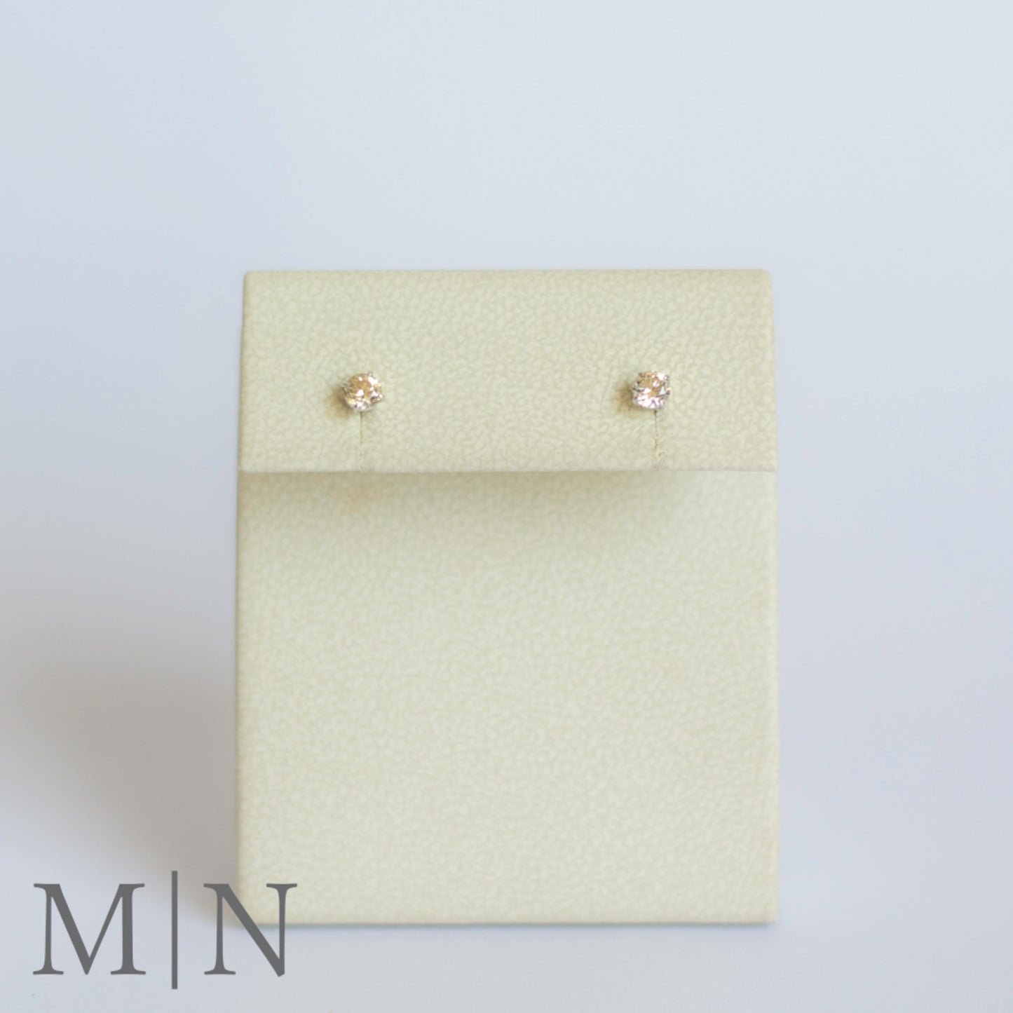 White Gold Diamond Stud Earrings
