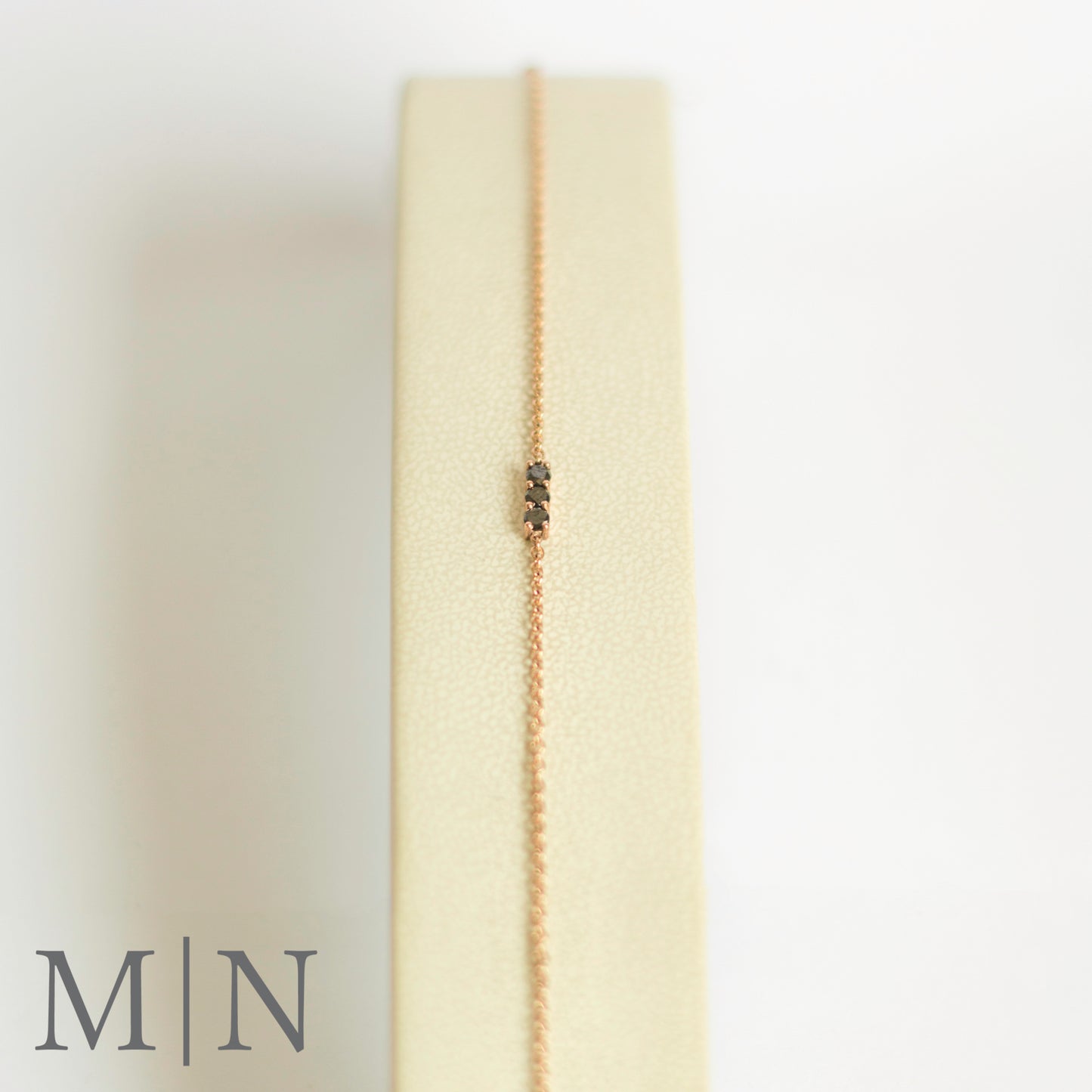 Rose Gold & Black Diamond Bracelet