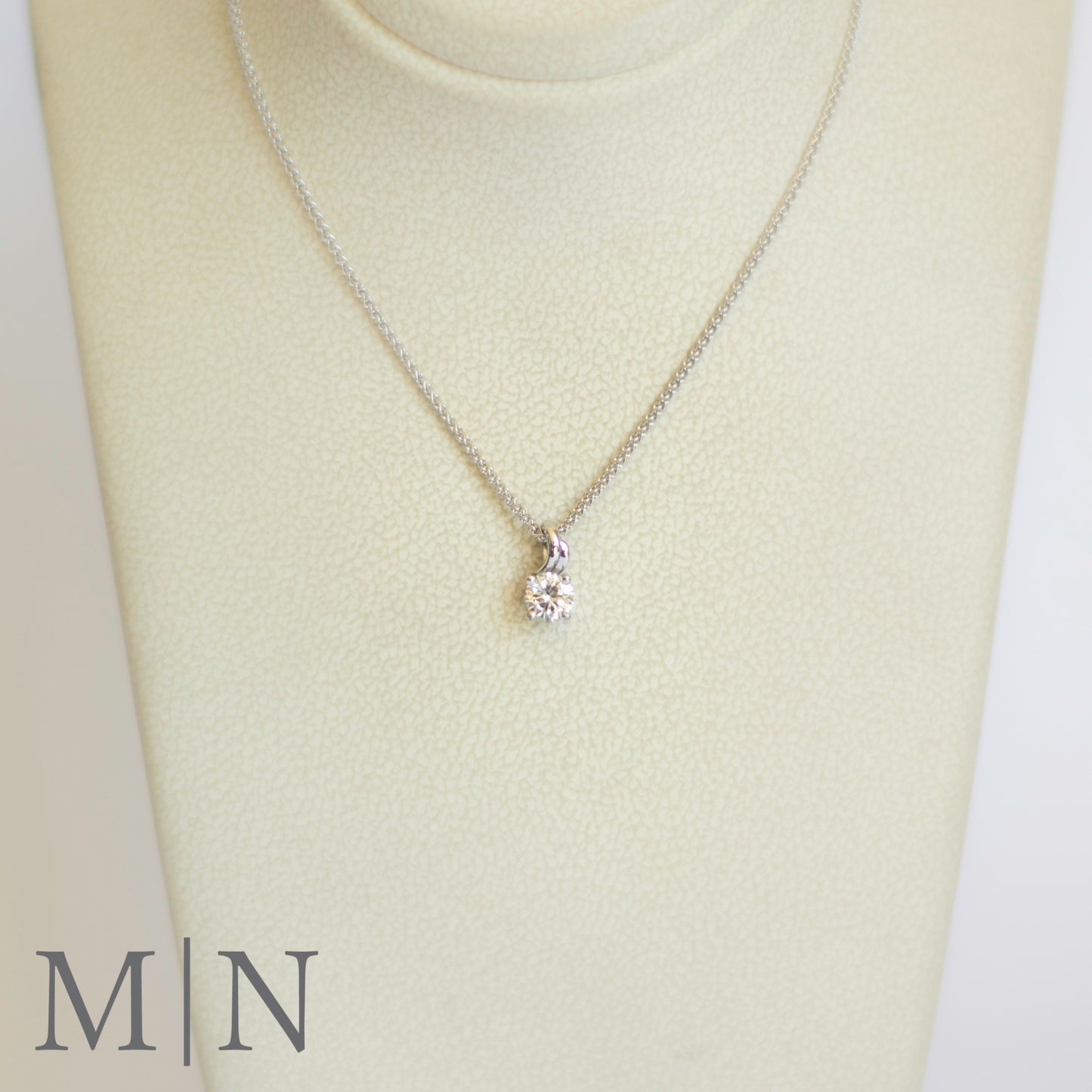 White Gold Diamond Pendant