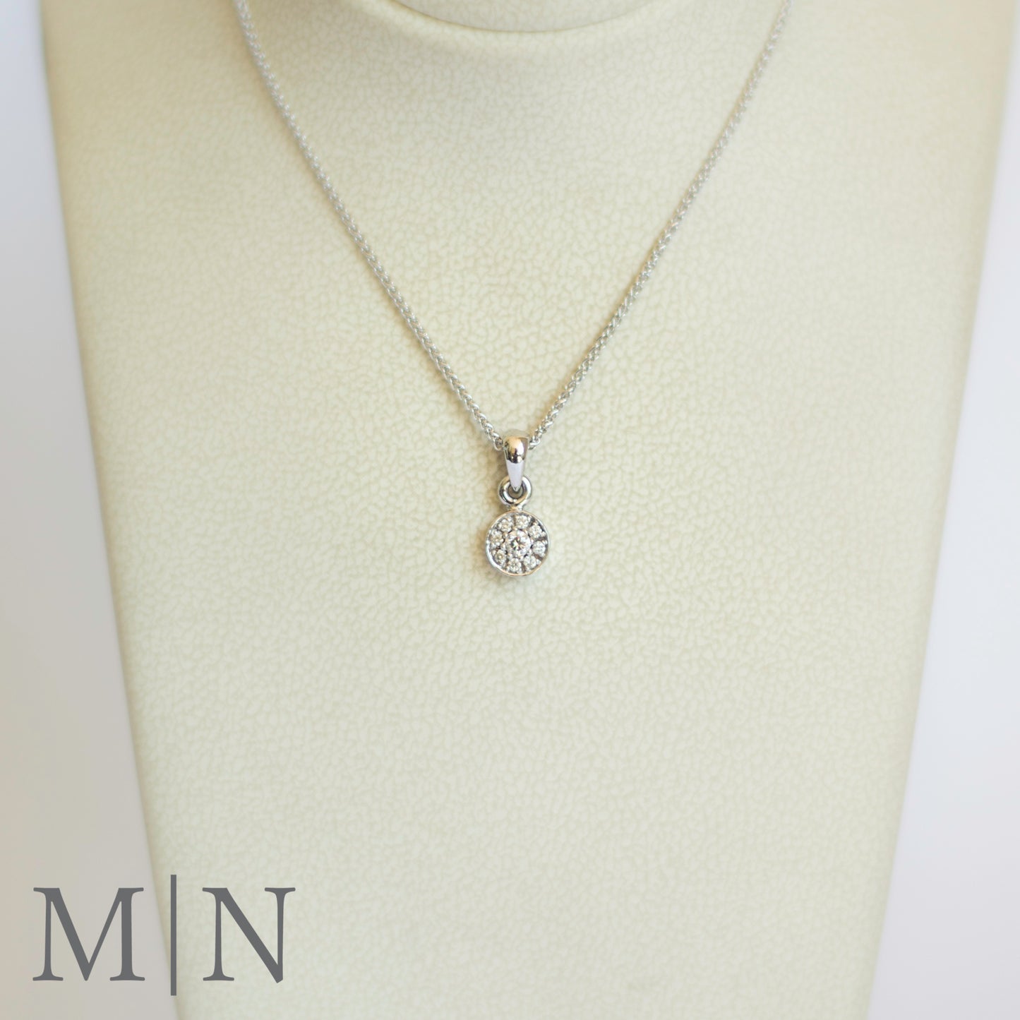 White Gold Diamond Pendant