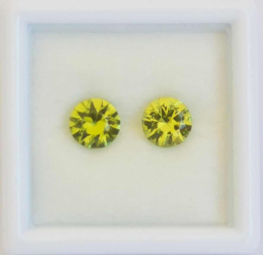 1.41ct Peridots (Matching Pair)