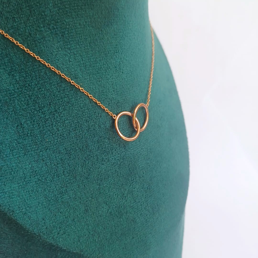 Rose Gold Unity Necklace & Bracelet Set