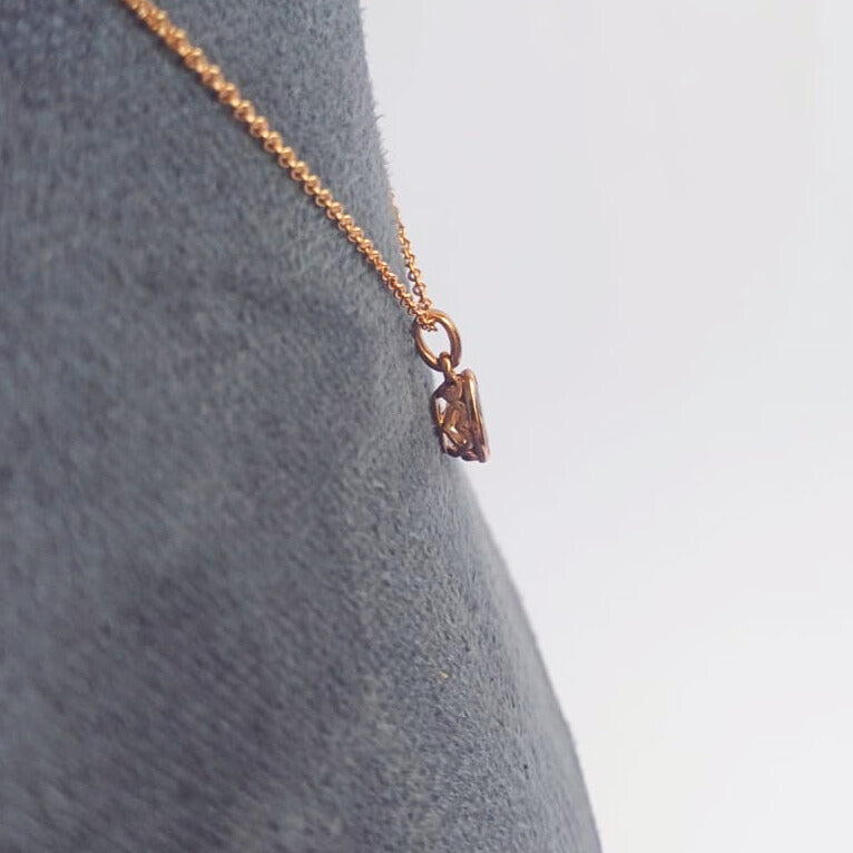 Rose Gold Morganite Pendant