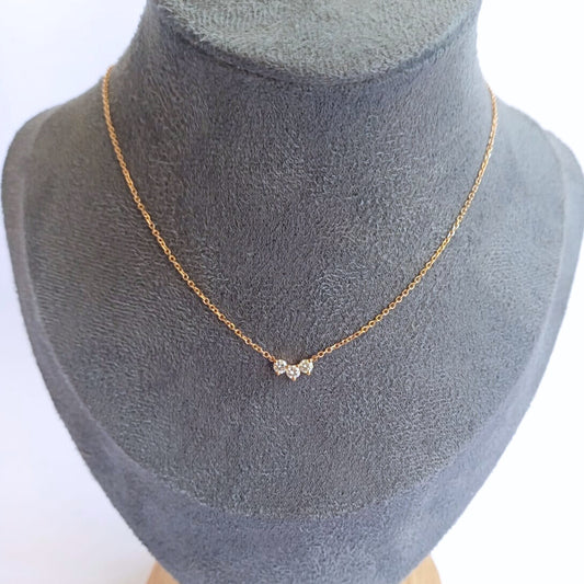 Rose Gold Diamond Necklace