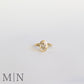 Yellow Gold Oval Diamond Solitaire Ring