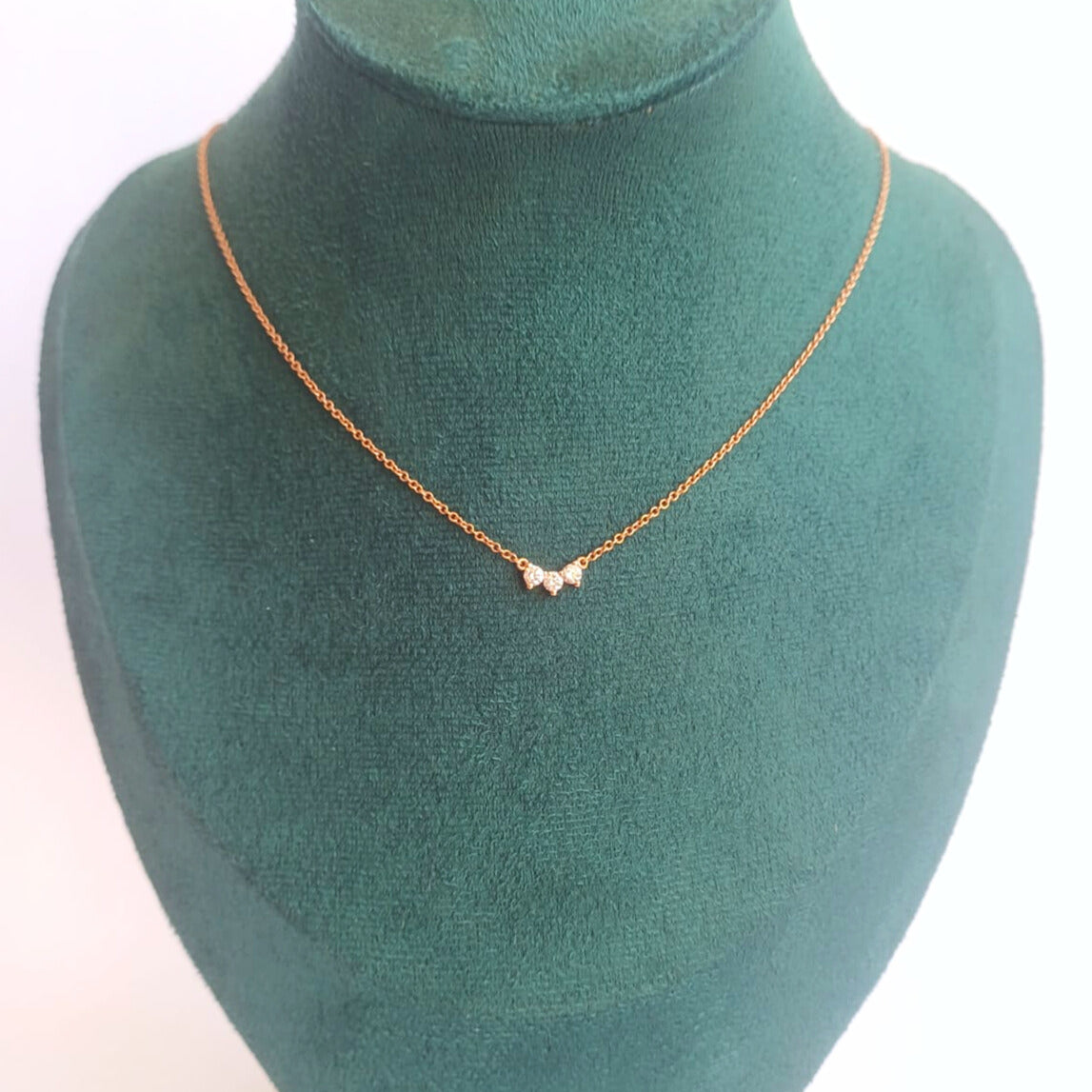 Rose Gold Diamond Necklace