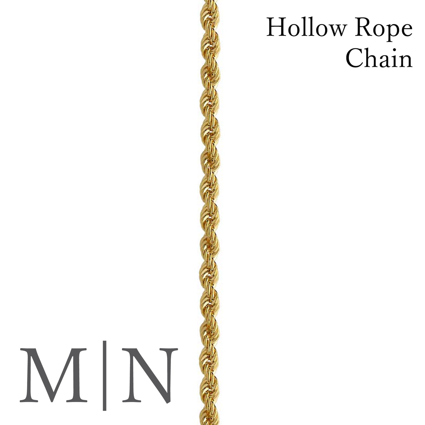 Hollow Rope Chains