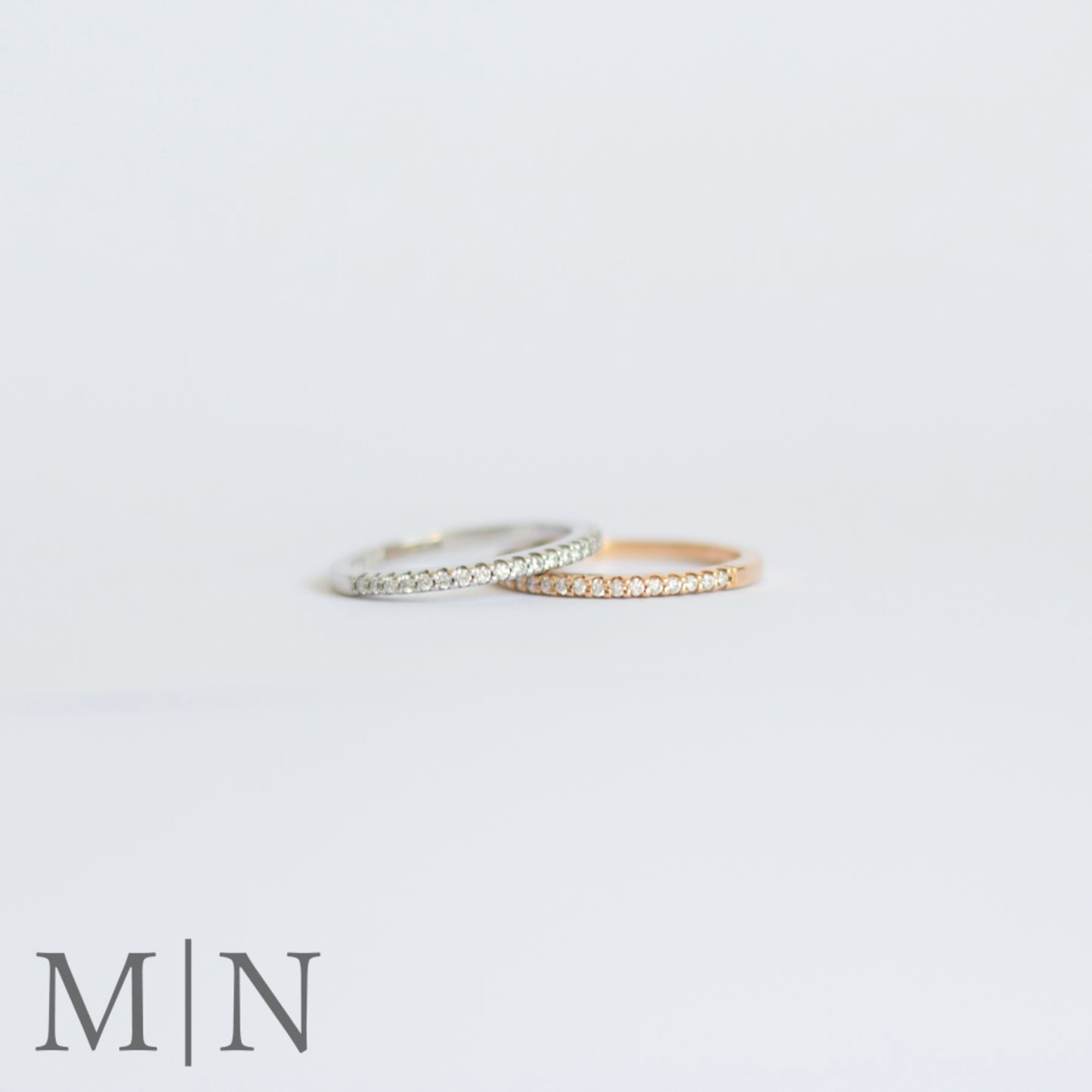 Rose Gold Diamond Half-Eternity Ring