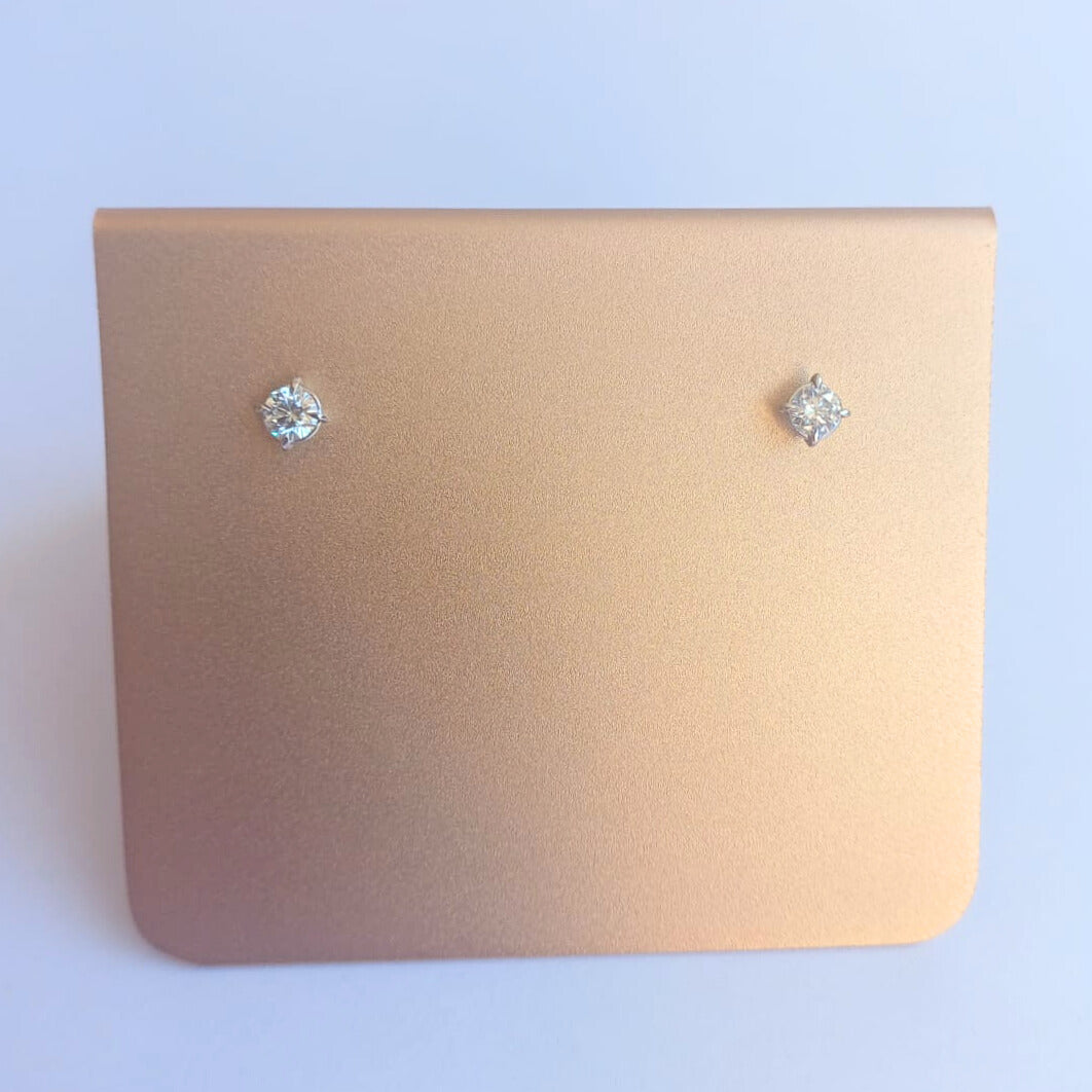 White Gold Diamond Stud Earrings