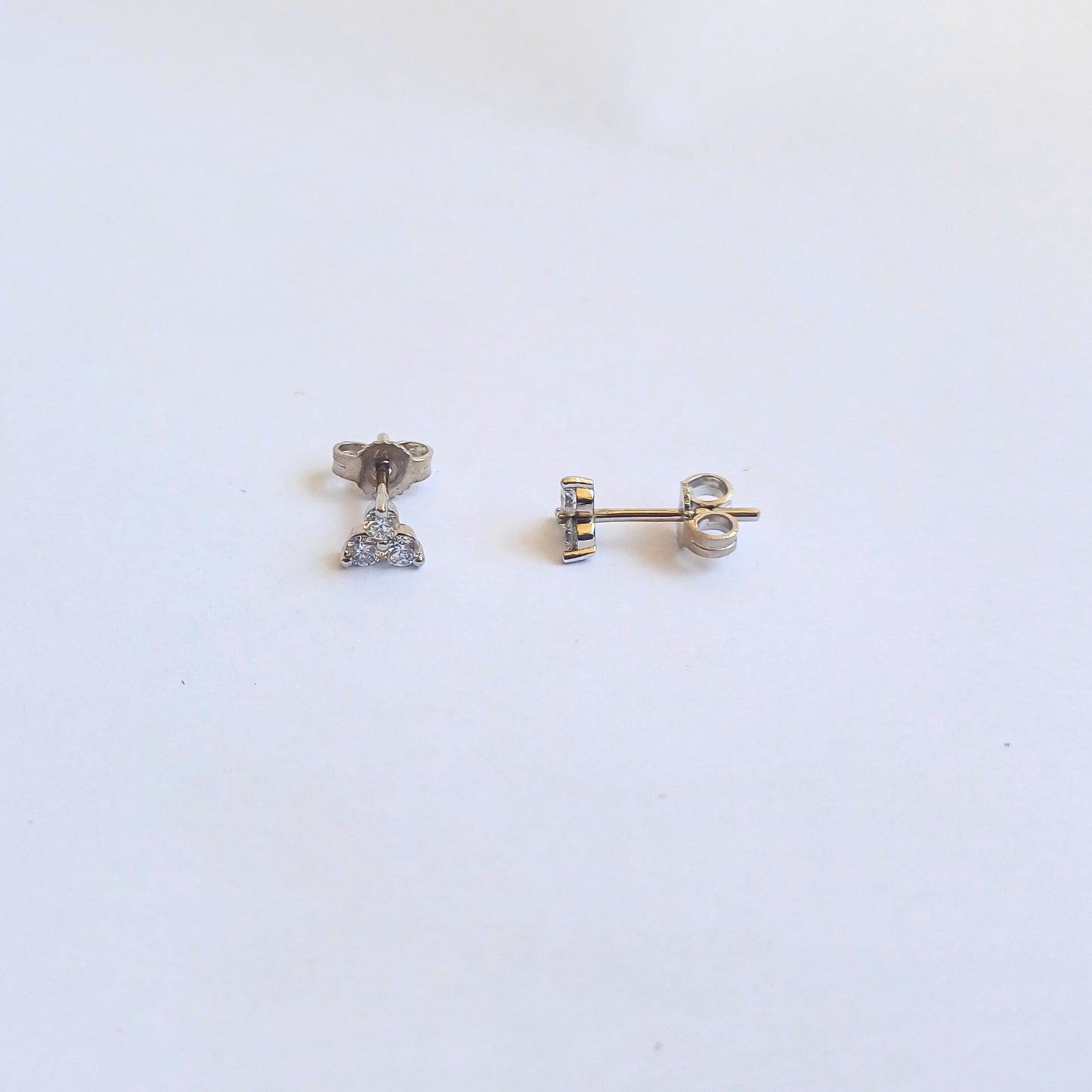 White Gold Diamond Stud Earrings