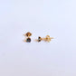 Yellow Gold & Green Tourmaline Stud Earrings